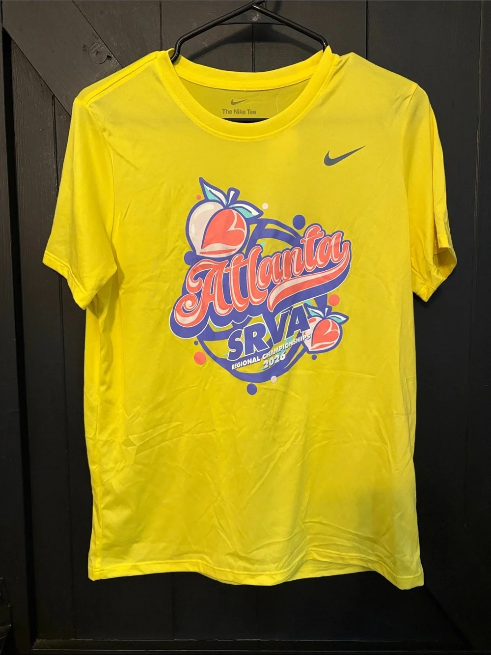 Nike Bright Yellow Atlanta SRVA Graphic Tee